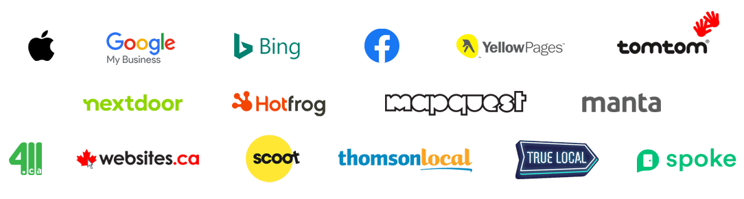 Available platforms logos